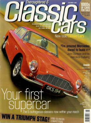 THOROUGHBRED & CLASSIC CARS 1998 NOV - MGB GT vs VIXEN vs OLYMPIC, DART SP250